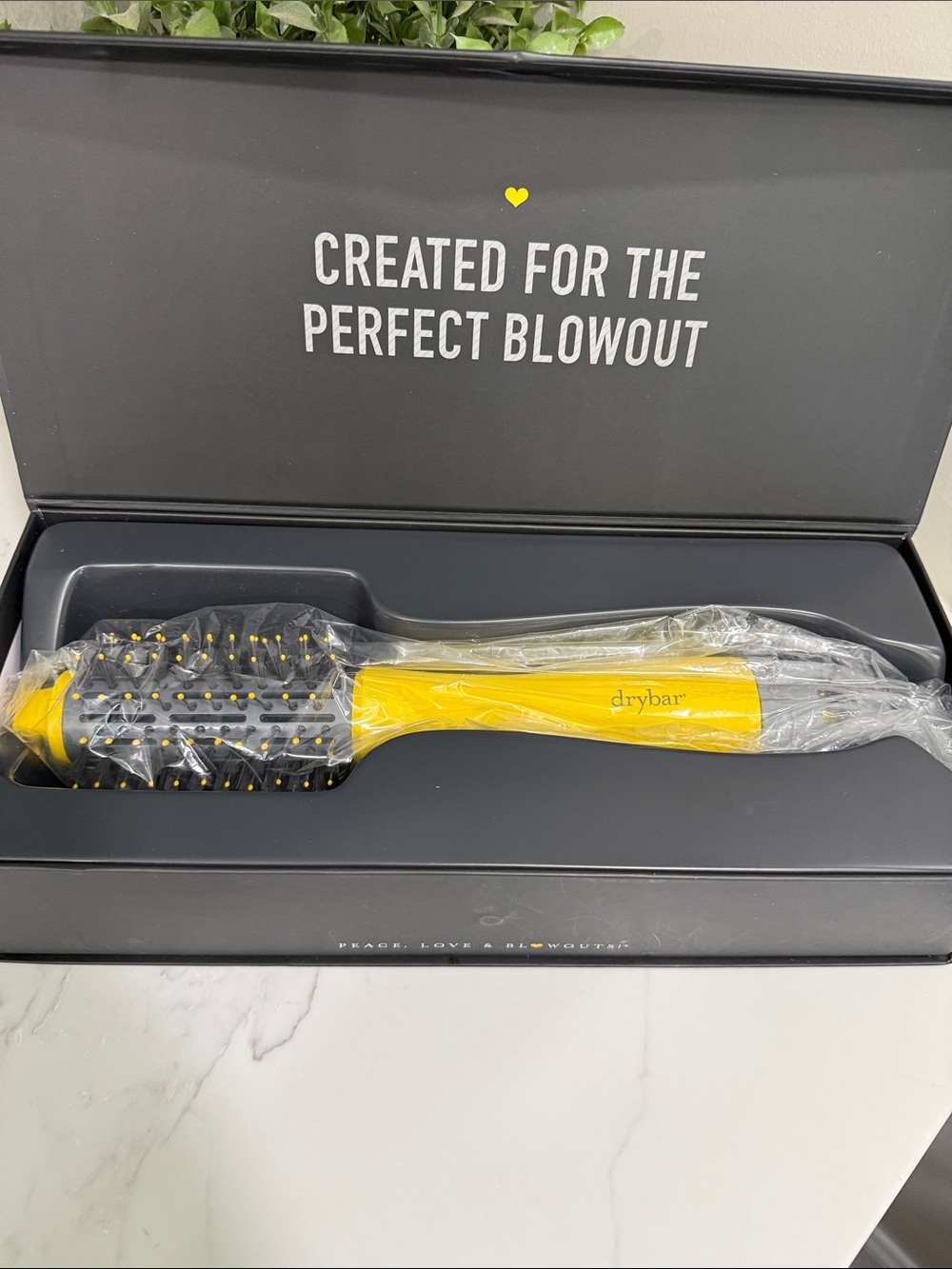 Drybar The Half Shot Small Round Blow Dryer Brush 1100 Watt open box